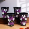 Disney Mickey Mouse Ghost Black Bamboo Tumblers 4 Piece Set