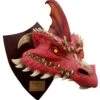 Ember The Red Dragon Trophy Wall Decoration