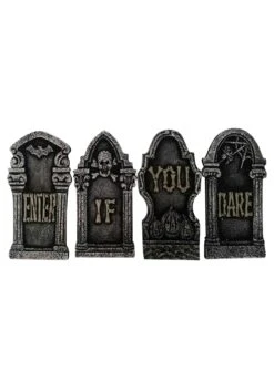 Enter If You Dare Tombstone Halloween Set