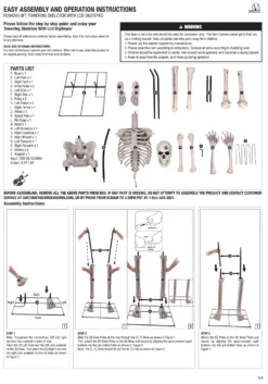 Giant 8 Foot Animated Skeleton Decoration 17 Giant 8 Foot Animated Skeleton Decoration -Halloween Decoration Store giant 8 animated skeleton decoration alt 6