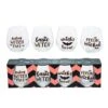 Set Of 4 Glass Witchy Wine 16oz Glasses