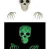 Glow In The Dark Thru The Wall Skeleton Halloween Decoration
