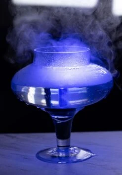 LED Glowing Mist Maker Decoration -Halloween Decoration Store glowing led mist maker alt 1