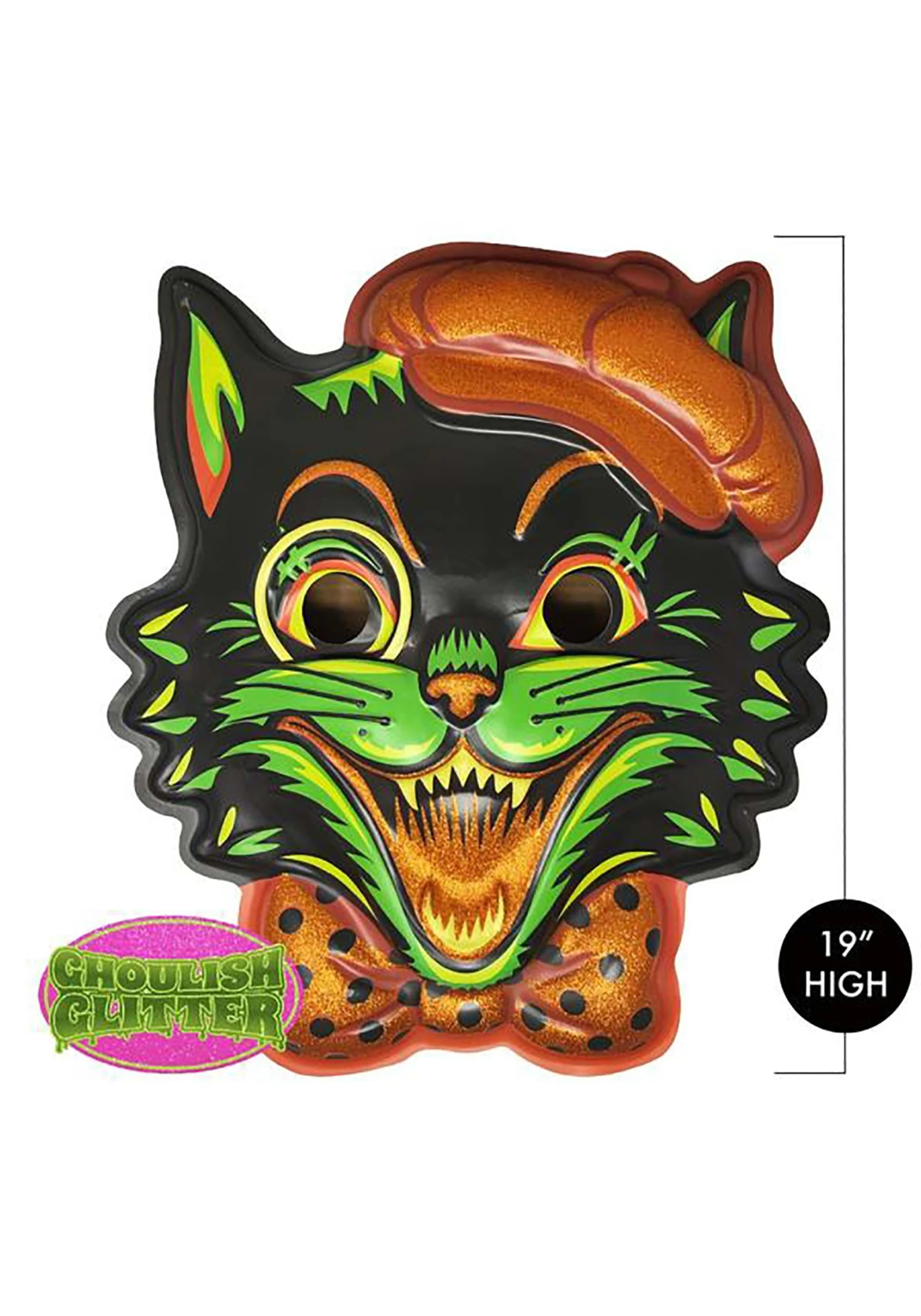 Go Kat Go! Ghoulsville Classics 19" Tall Wall Décor 1 Go Kat Go! Ghoulsville Classics 19" Tall Wall Décor