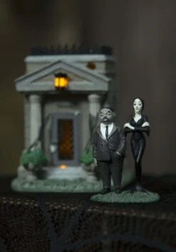 Department 56 Addams Family Gomez And Morticia Figure -Halloween Decoration Store gomez and morticia figure addams family alt 1 upd