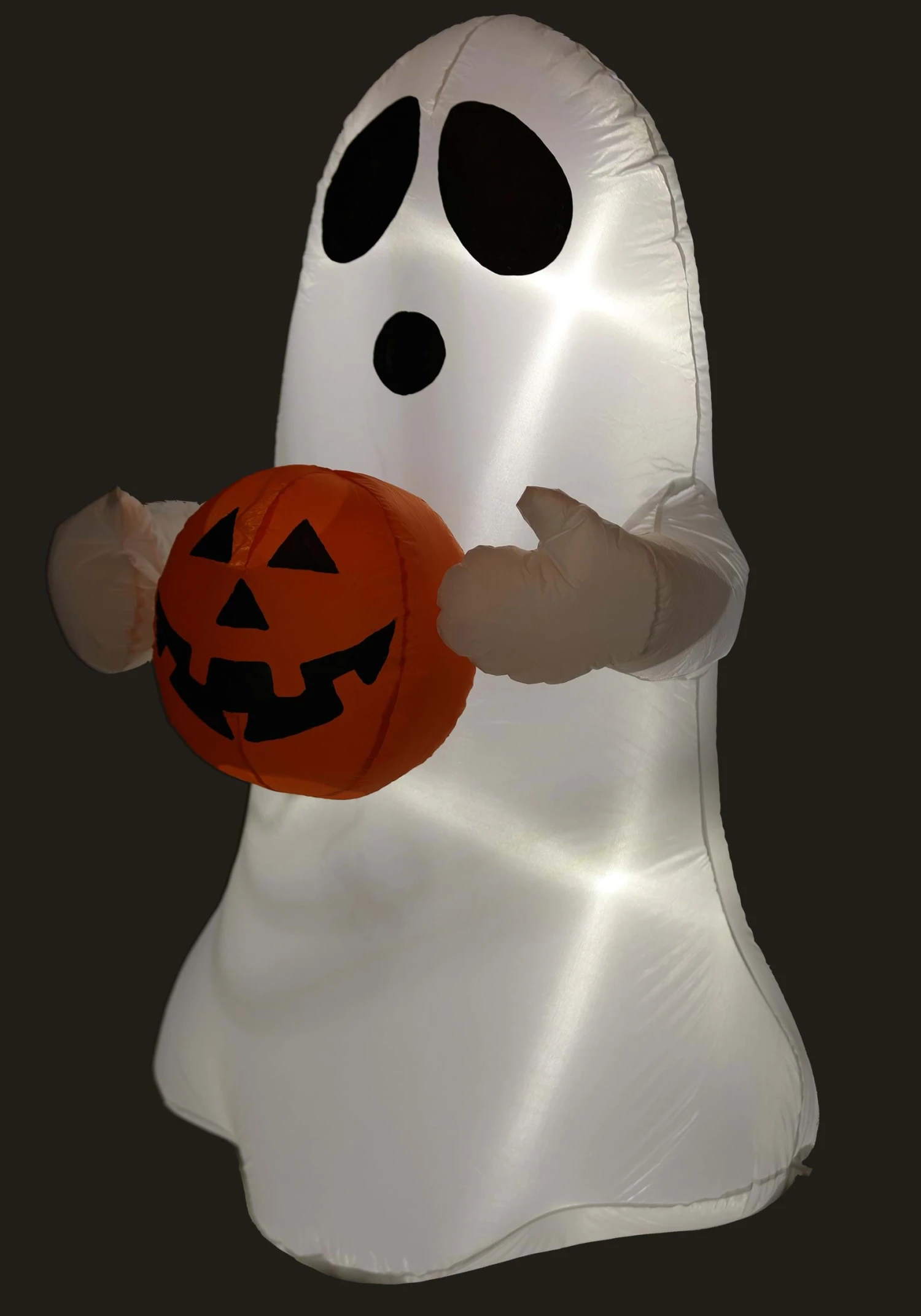 Halloween Ghost With Pumpkin Inflatable Decoration 2 Halloween Ghost With Pumpkin Inflatable Decoration - Image 2