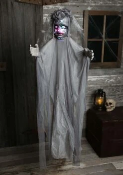 Hanging Light Up Girl Doll Decoration