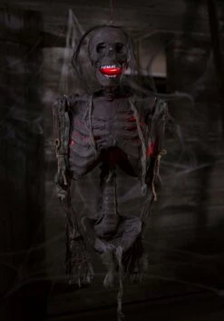 Rotting Skeleton Torso Hanging Light Up Decoration -Halloween Decoration Store hanging light up rotting skeleton torso decoration alt 2