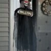Hanging Witch Welcome Halloween Prop