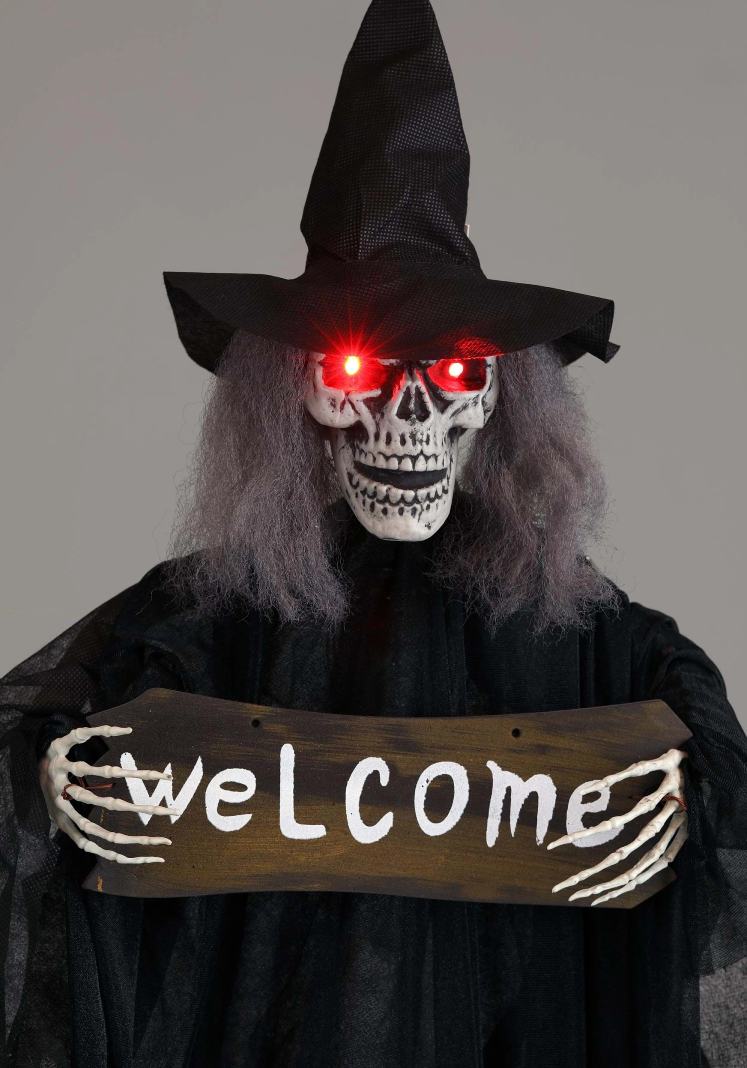 Hanging Witch Welcome Halloween Prop 2 Hanging Witch Welcome Halloween Prop - Image 2