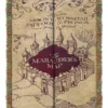 Marauders Map Harry Potter Tapestry Throw