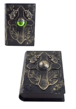 Haunted Book With Moving Eye Decoration