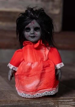 Scary Haunted Heather Doll Decoration 7 Scary Haunted Heather Doll Decoration -Halloween Decoration Store haunted heather scary doll decoration alt 3