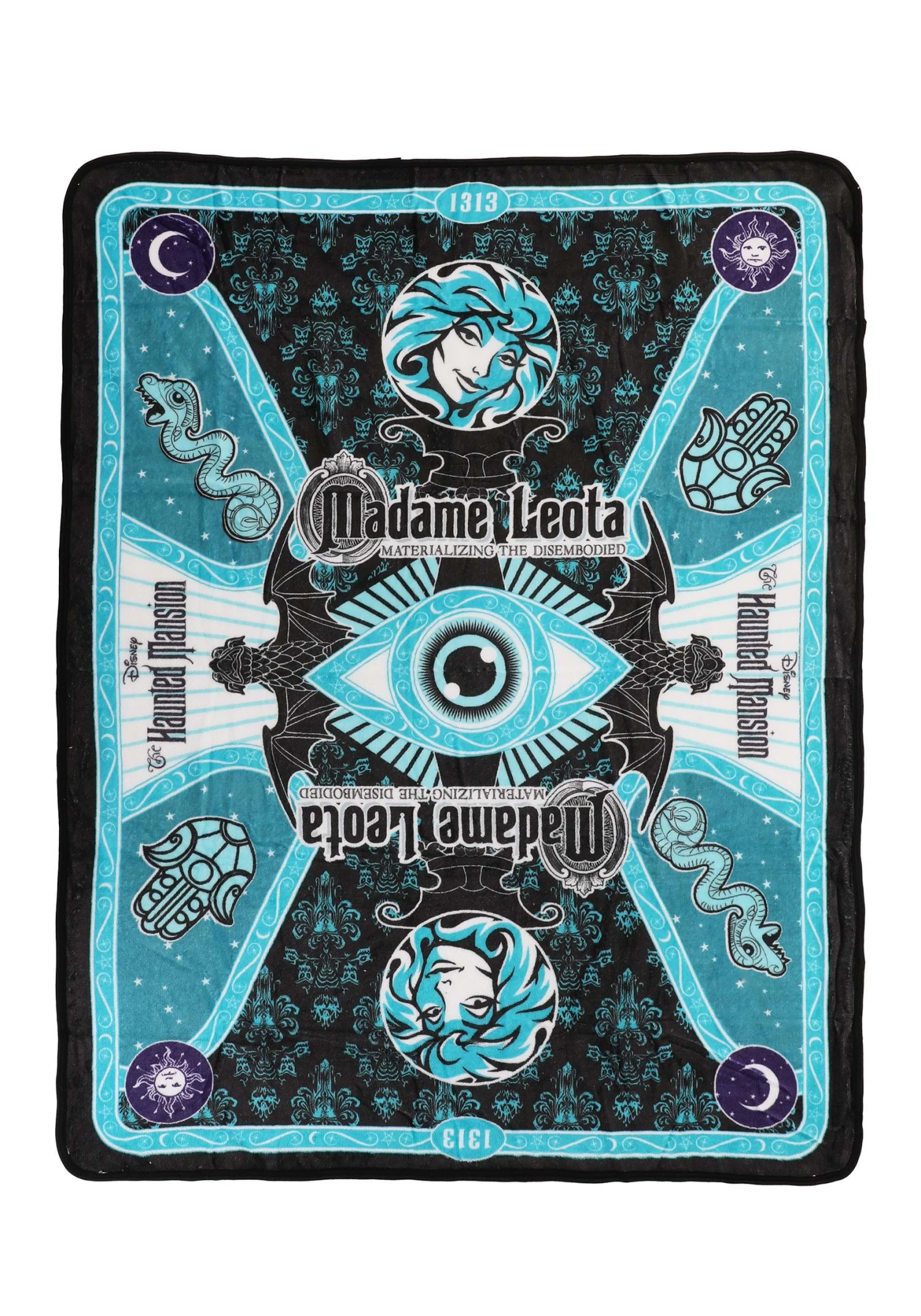 Haunted Mansion Haunted Tarot Micro Raschel Throw Blanket 2 Haunted Mansion Haunted Tarot Micro Raschel Throw Blanket - Image 2