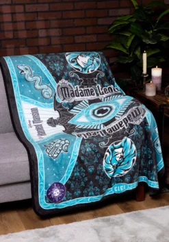 Haunted Mansion Haunted Tarot Micro Raschel Throw Blanket