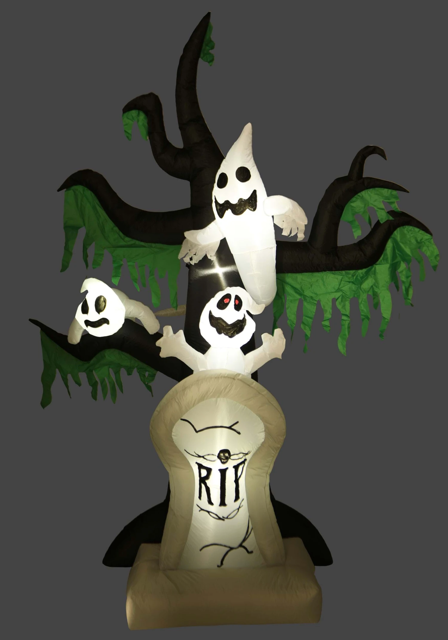 Haunted Ghost Tree With Tombstone Inflatable Decoration 2 Haunted Ghost Tree With Tombstone Inflatable Decoration - Image 2
