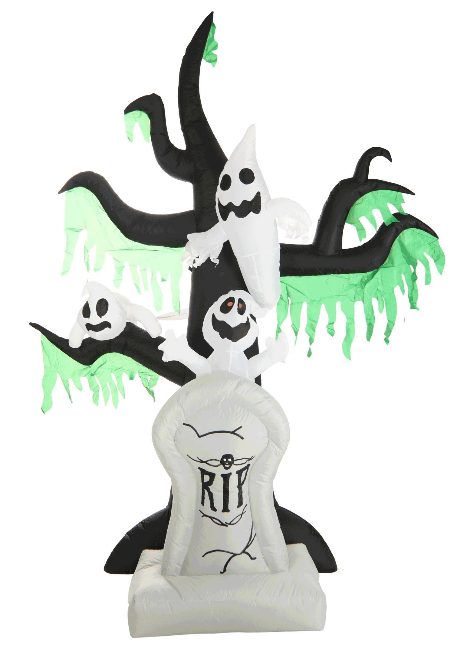 Haunted Ghost Tree With Tombstone Inflatable Decoration 3 Haunted Ghost Tree With Tombstone Inflatable Decoration - Image 3