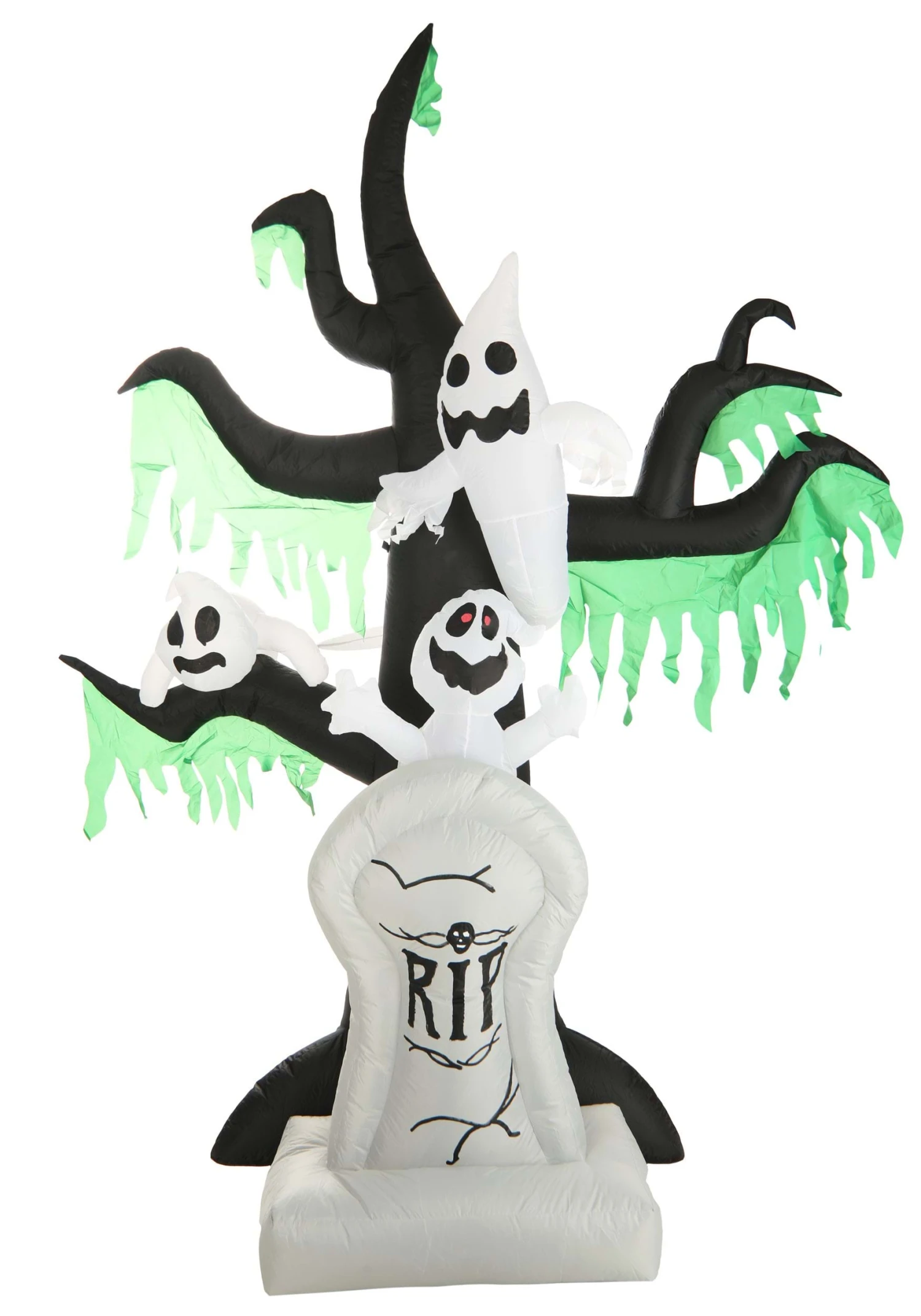 Haunted Ghost Tree With Tombstone Inflatable Decoration 4 Haunted Ghost Tree With Tombstone Inflatable Decoration - Image 4