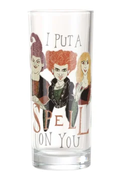Hocus Pocus Glitter Glass Tumbler Set -Halloween Decoration Store hocus pocus glitter glass tumbler set alt 4