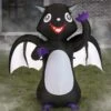 Winged Halloween Bat Inflatable Decoration