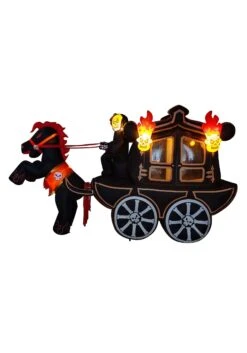 12 Foot Inflatable Halloween Carriage Decoration -Halloween Decoration Store inflatable 12 ft halloween carriage alt 2