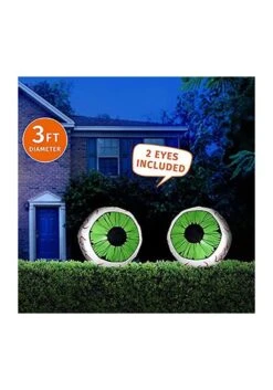 3FT Inflatable Eyeballs Decoration -Halloween Decoration Store inflatable 3ft eyeballs alt 2