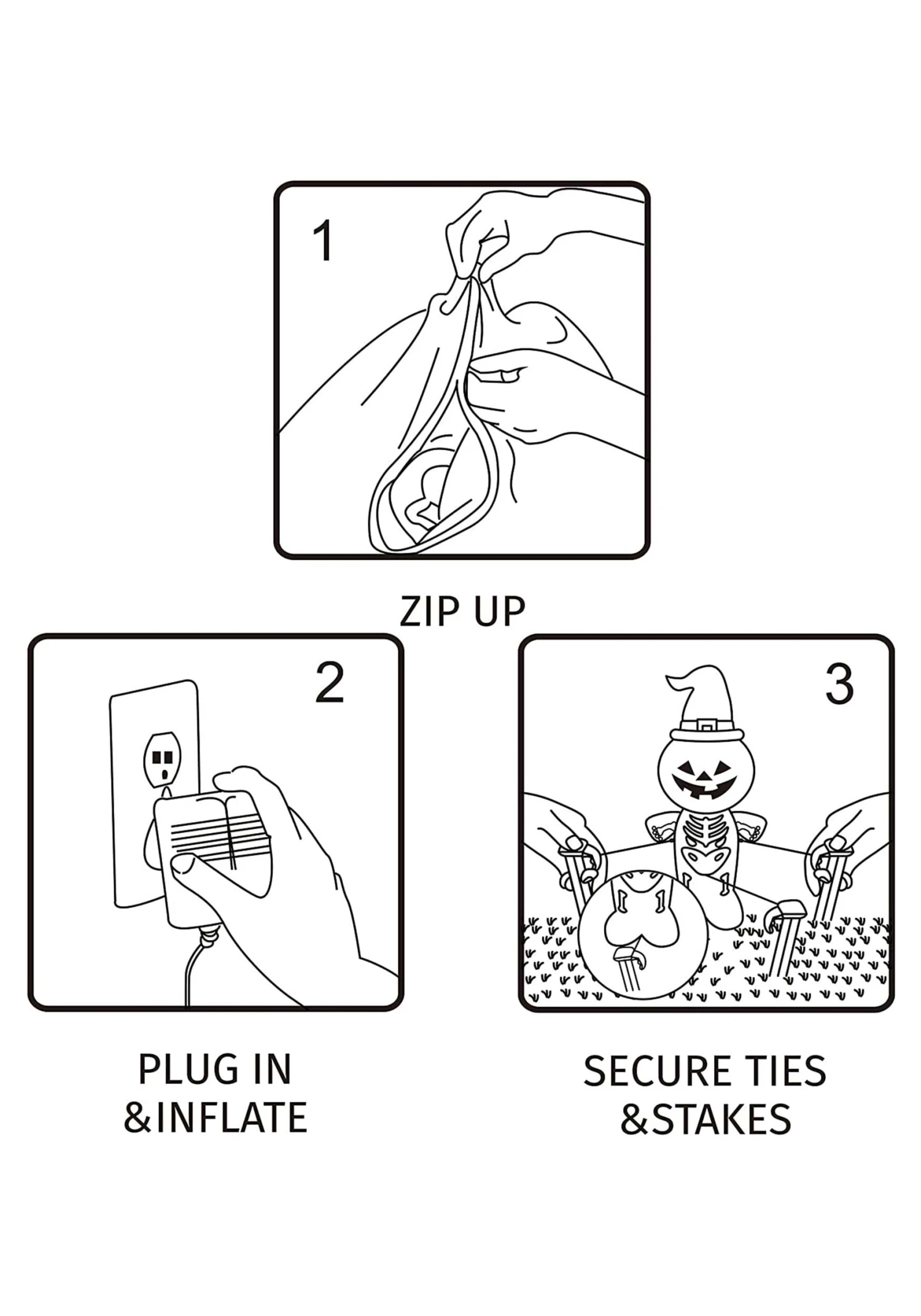 Inflatable 4 Foot Panoramic Projection Pumpkin Decoration 4 Inflatable 4 Foot Panoramic Projection Pumpkin Decoration - Image 4