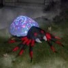 Inflatable 4 Foot Projection Kaleidoscope Spider Decoration