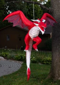 Inflatable 5 Foot Flying Dragon Decoration