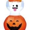 Inflatable 5FT Ghost In Pumpkin Halloween Decoration