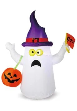 5FT Inflatable Naughty Ghost Halloween Decoration