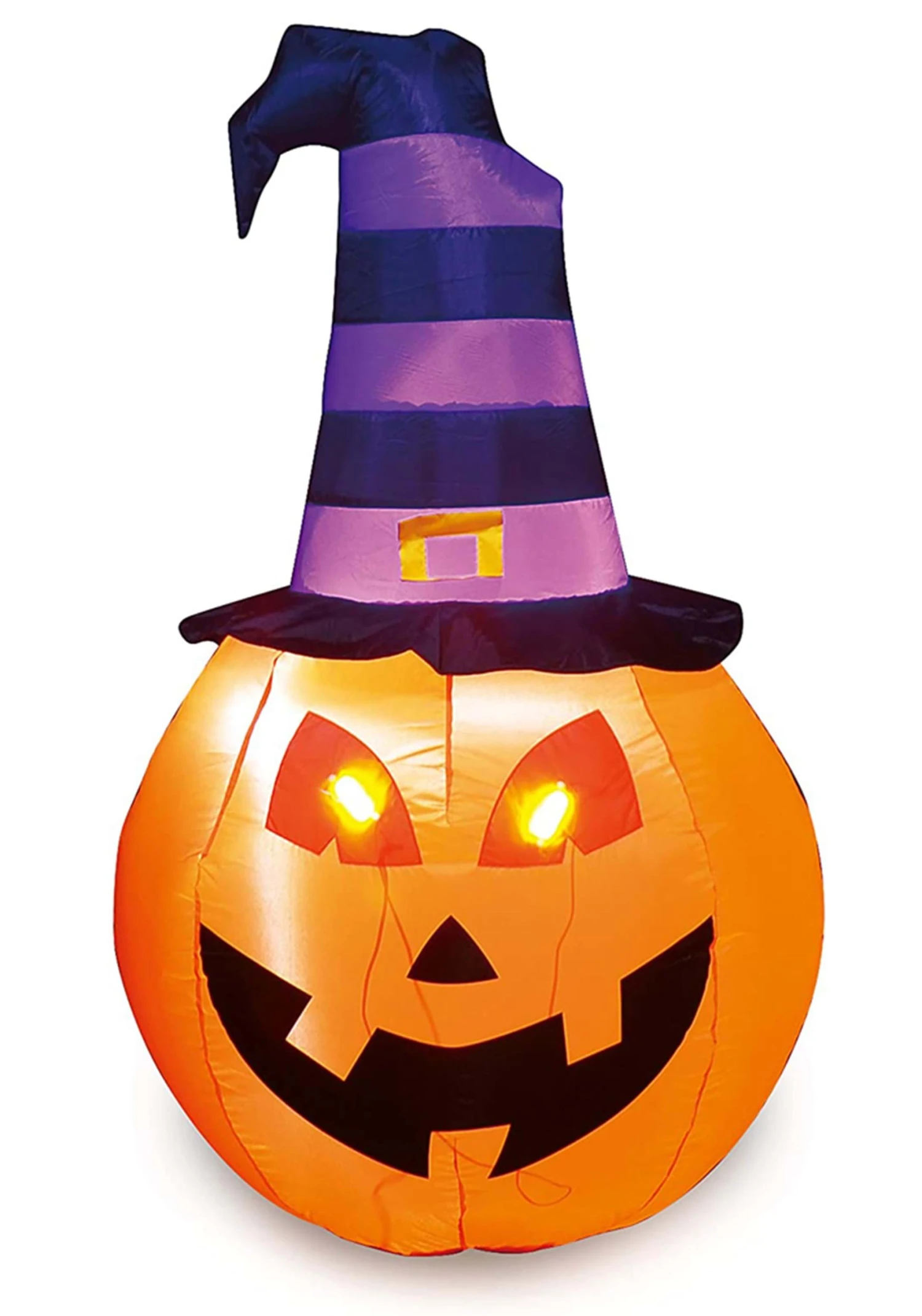 Inflatable 5 Foot Pumpkin Witch Halloween Decoration 2 Inflatable 5 Foot Pumpkin Witch Halloween Decoration - Image 2