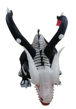 8' Jumbo Inflatable Crouching Skeleton Dragon Decoration -Halloween Decoration Store inflatable 8 ft jumbo crouching skeleton dragon decoration a 1