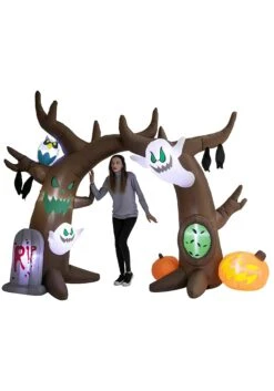 Inflatable 8FT Scary Tree Archway Decoration -Halloween Decoration Store inflatable 8 ft scary tree archway alt 3