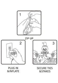 Inflatable 8ft Ghost On Fire Decoration 6 Inflatable 8ft Ghost On Fire Decoration -Halloween Decoration Store inflatable 8ft ghost on fire alt 2