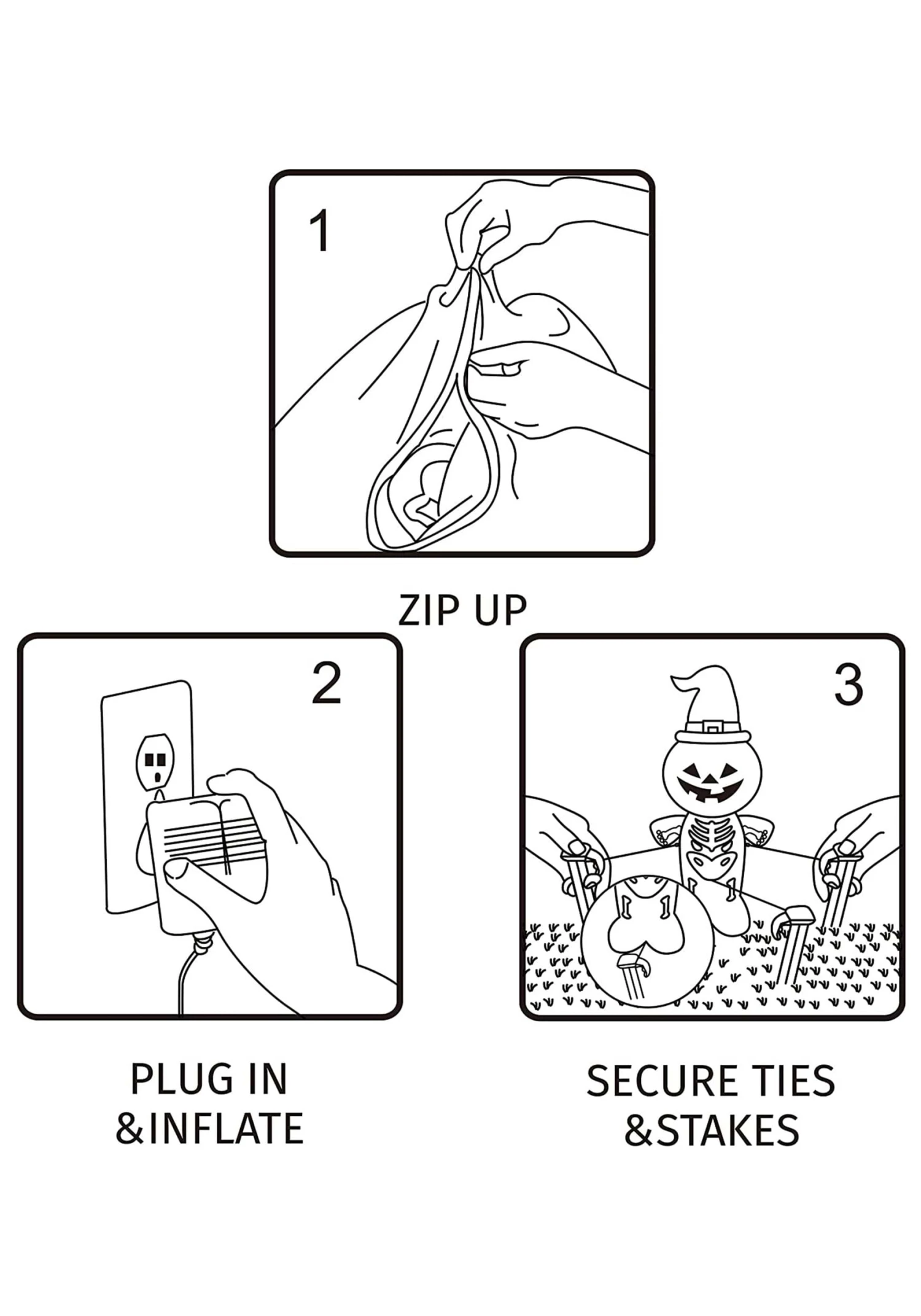 Inflatable 8ft Ghost On Fire Decoration 3 Inflatable 8ft Ghost On Fire Decoration - Image 3