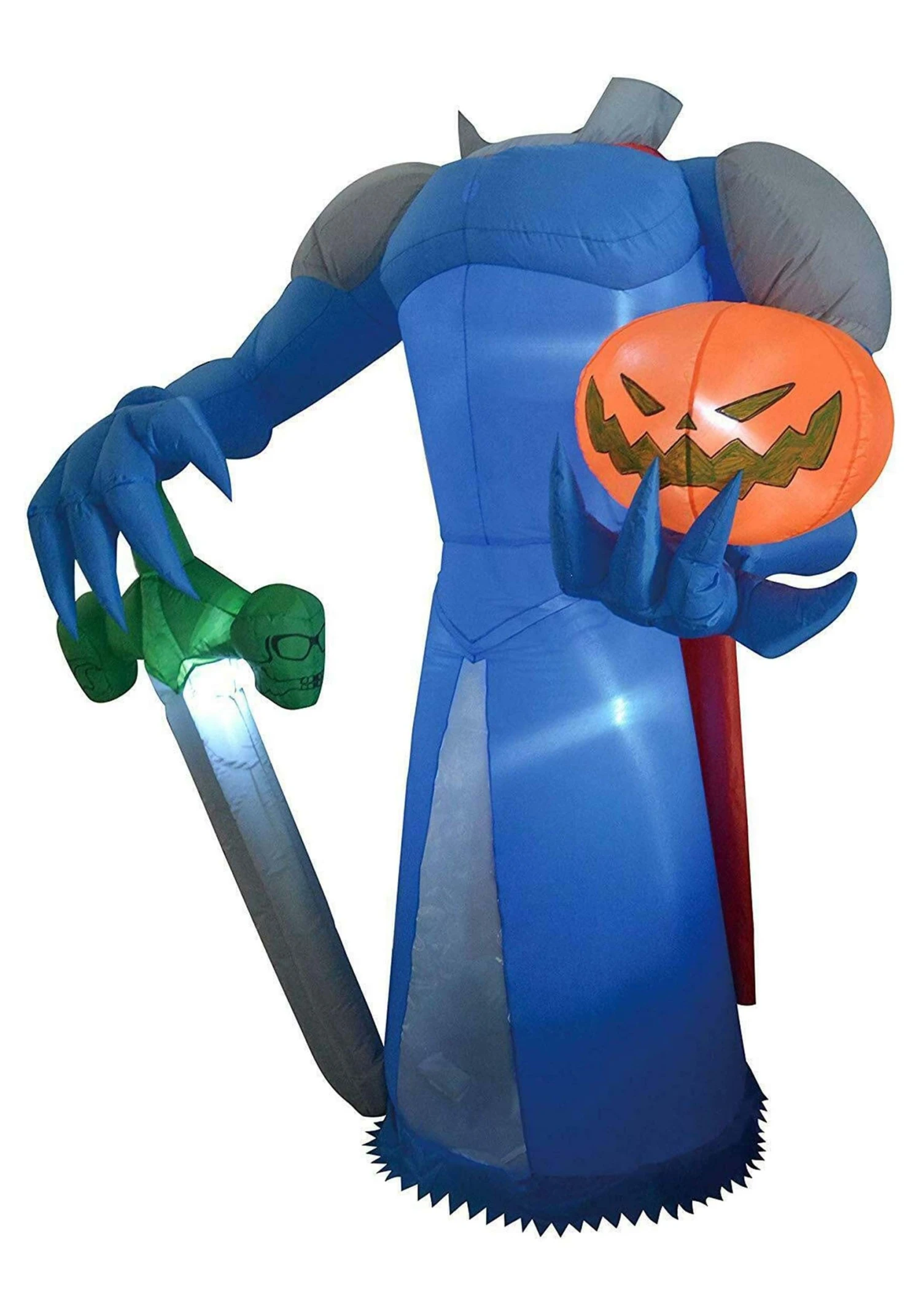 8FT Inflatable Headless Pumpkin Knight Halloween Decoration 2 8FT Inflatable Headless Pumpkin Knight Halloween Decoration - Image 2