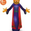 8FT Inflatable Pumpkin Wizard Decoration