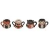 Johanna Parker Bat, Spider, Cat, And Vampire Mug Set