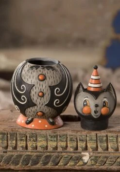 Johanna Parker Batty Baxter Spooks Decorative Candy Jar -Halloween Decoration Store johanna parker batty baxter spooks decorative jar alt 3