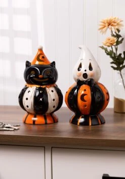 Johanna Parker Light Up Cat And Ghost Set