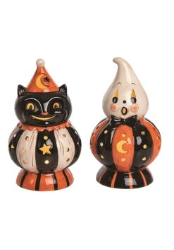 Johanna Parker Light Up Cat And Ghost Set -Halloween Decoration Store johanna parker light up ghost and cat set alt 2