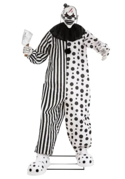 Animated Creepy Killer Circus Clown Decoration -Halloween Decoration Store killer circus clown decoration alt 6