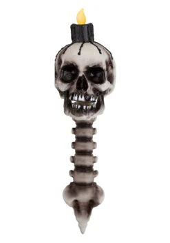 Light Up Skull Torch Decoration 7 Light Up Skull Torch Decoration -Halloween Decoration Store light up skull torch alt 3