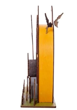 Kurt Adler Light Up Wooded Jack 'O Lantern House Table Decoration -Halloween Decoration Store light up wooded jack o lantern house table decor alt 2