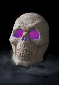 Misting Spooky Skull Decoration
