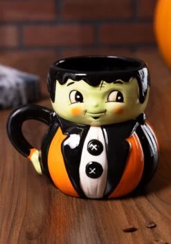 Johanna Parker Mr. And Mrs. Frank Frankenstein Mugs -Halloween Decoration Store mr mrs frank frankenstein mugs alt 3