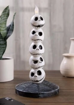 Nightmare Before Christmas Jack Skellington Light Up Candle Decoration -Halloween Decoration Store nightmare before christmas jack skellington candle light alt 1