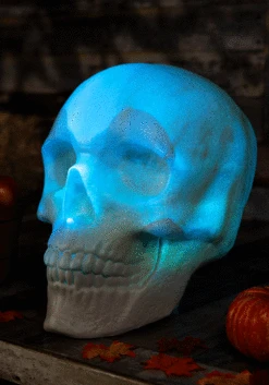 Oversized Color Changing Skull Lantern Decoration
