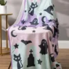 Pastel Halloween Throw Blanket